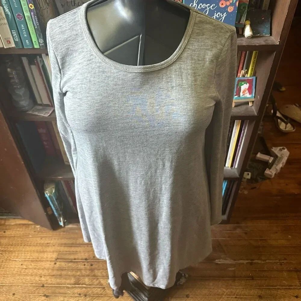 Z Supply heathered gray jersey scoop neckโS cozy tunic